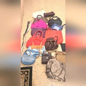 15 Bags...kate Spade,Dooney & Bourke Micheal Kors, Coach & 2 Micheal Kors Belts